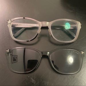 TOM FORD Optical with magnetic clip sunglass